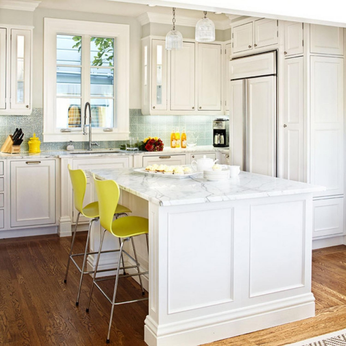 White kitchen inspirations pops of color in the kitchen