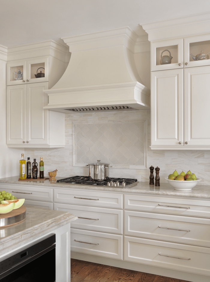 all white traditional kitchen stove 