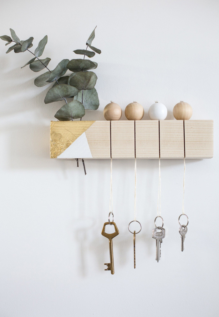 gift inspiration elegant modern unique key hanger 