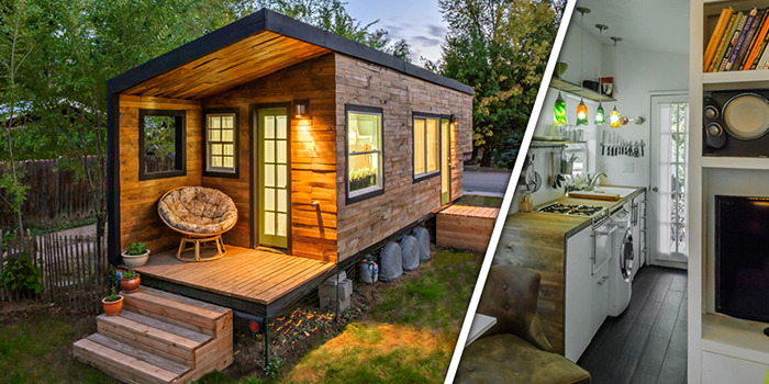 Best cozy tiny homes on wheels interior small kitchen small veranda
