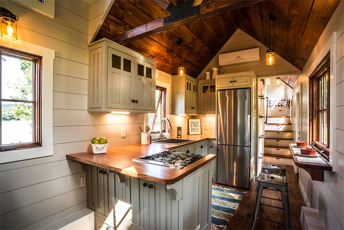 Tiny home custom design interior idea