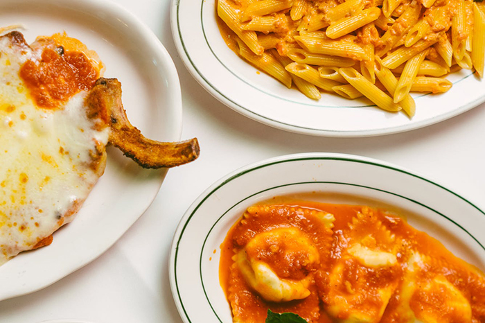 Bamonte's best italian restaurants New York City dishes pasta lasagna meat