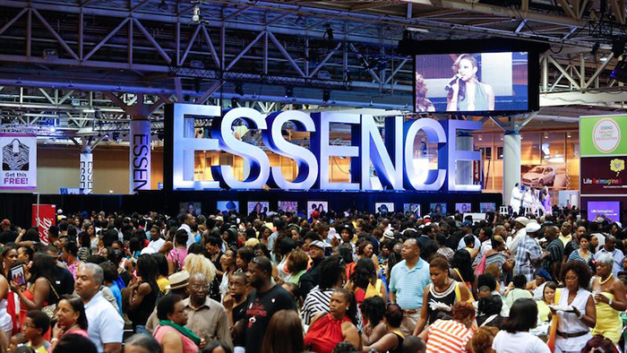 Events in America Essence festival crowded event people in a hall