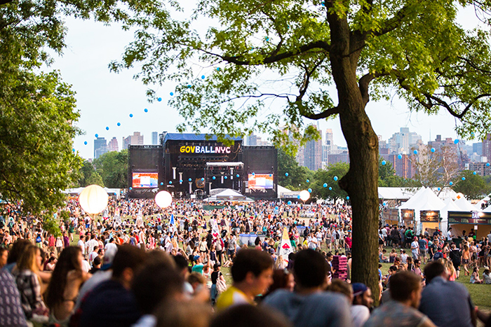 Governors Ball in New York Outdoor Stage crowd concert summer festival