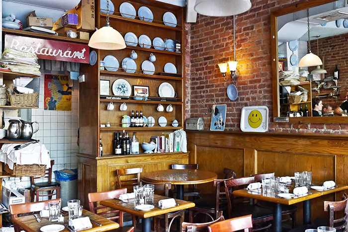 Best Italian Restaurants New York City Celeste restaurant interior cute tables
