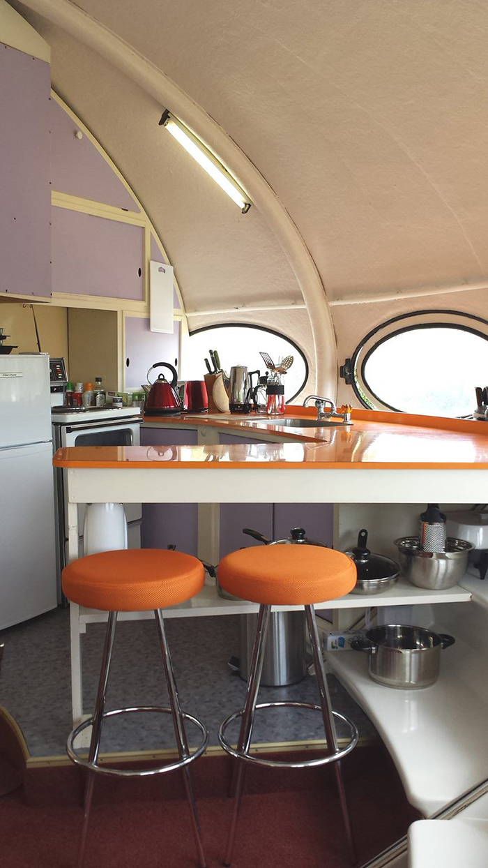 Futuro Houses Images Interior Inside A Futuro House At The Marché ...