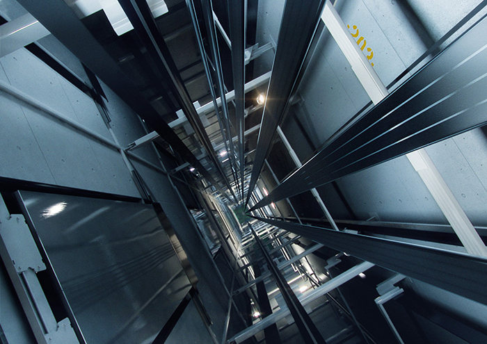 elevators in the Jeddah Tower mechanical parts