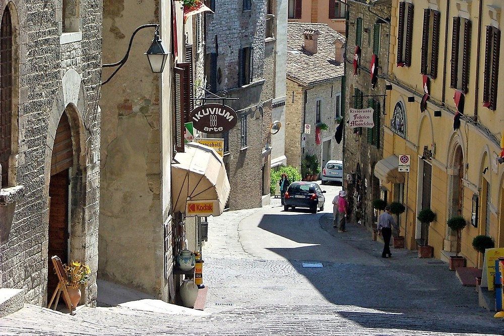 Streets of San Marino The oldest country in the world old architecture local shops