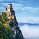 The oldest country in the world San Marino castle