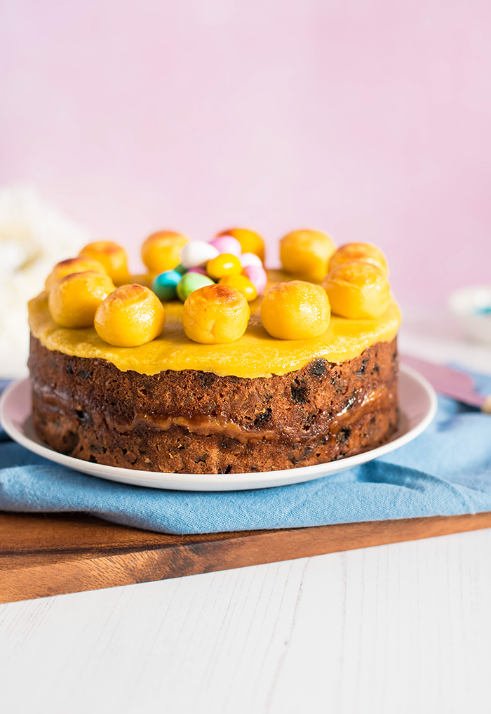 Traditional European Foods Simnel Cake