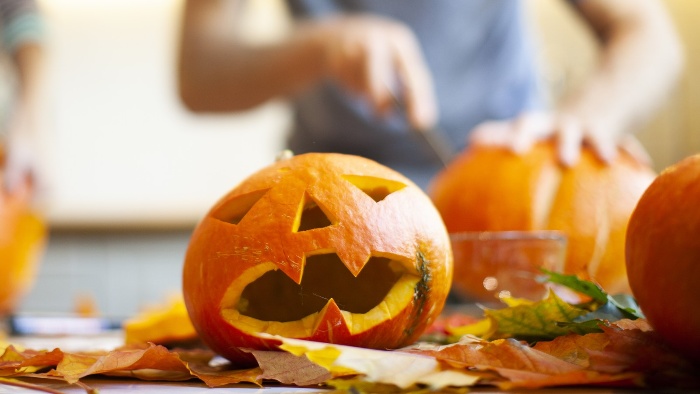 carved pumpkins