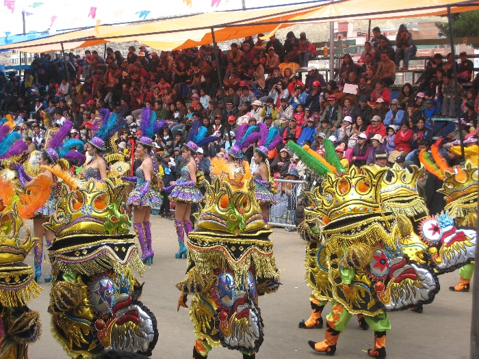 christmas in argentina colorful carnival on the street people in fancy costumes