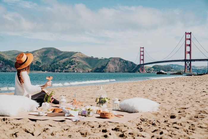 beach picnic