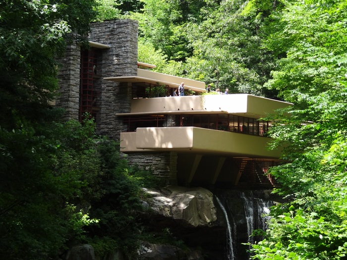 waterfall house