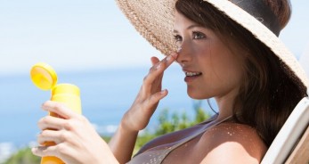 sunscreen application