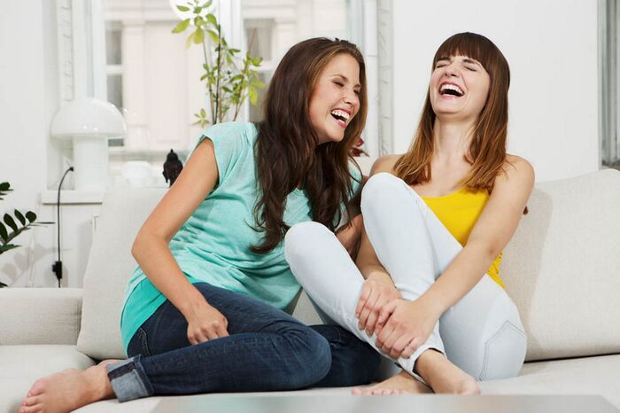 Young-women-laughing