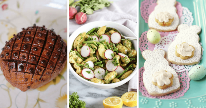 vegan lunch ideas for easter three meals a salad sweet bread and little bunny cookies