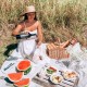 woman picnic