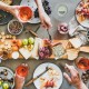 Mid-summer,Picnic,With,Wine,And,Snacks.,Flat-lay,Of,Charcuterie,And